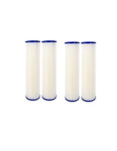 cfs – 4 pack sediment water filter cartridges compatible with american plumber w20cla models – removes bad taste and odor – whole house replacement filter cartridge – 5 micron