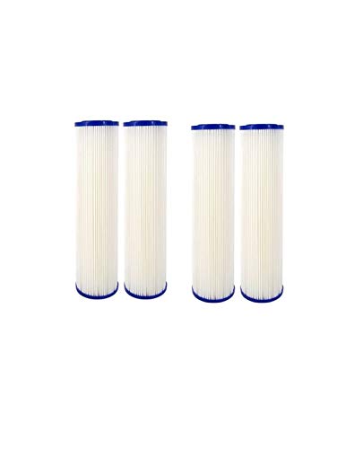 CFS – 4 Pack Sediment Water Filter Cartridges Compatible with American Plumber W20CLA Models – Removes Bad Taste and Odor – Whole House Replacement Filter Cartridge – 5 Micron