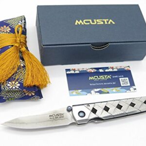 Mcusta Seki Japan Nishijin Japanese Cloth Pouch Folding Pocket Knife Sheath