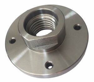 steel face plate 1"-8 threaded for wood lathe turning (3")