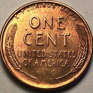 1944 P Lincoln Wheat Cent Red Penny Seller Mint State