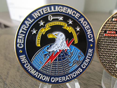 Central Intelligence Agency Information Operations Center IOC CIA Cyber Security Spy vs Spy Challenge Coin