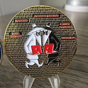 Central Intelligence Agency Information Operations Center IOC CIA Cyber Security Spy vs Spy Challenge Coin