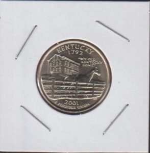 2001 d washington state quarter kentucky quarter seller mint state