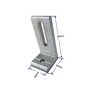 Smarkey Solar Panel Mounting L Bracket 4 Units for RV Boat Off Grid Roof, Support 10w/20w/50w/80w/100W Solar Panel