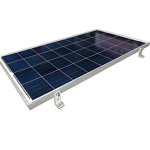 Smarkey Solar Panel Mounting L Bracket 4 Units for RV Boat Off Grid Roof, Support 10w/20w/50w/80w/100W Solar Panel