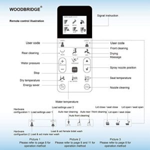 Woodbridge BID01 Smart Toilet Seat, White
