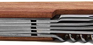 Tough Stainless Steel Multi-function Tool 11-in-1 Pocket Knife With Wooden Handle