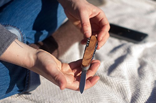 Tough Stainless Steel Multi-function Tool 11-in-1 Pocket Knife With Wooden Handle