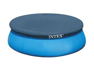 10-foot round easy set pool cover by intex