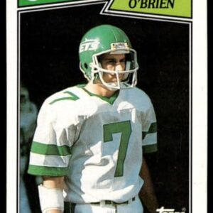 1987 Topps #127 Ken O'Brien New York Jets