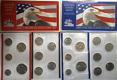 2003 P D US Mint set 20 Coins Comes in Original US mint packaging Uncirculated