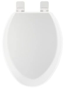 proflo pftswsc2000wh proflo pftswsc2000 elongated closed-front toilet seat with soft close and easy clean