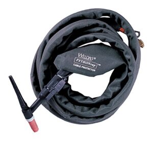 pythonrap™ tig/mig torch cable cover - heavy duty nylon - for 25 feet torches