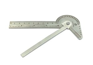 multi purpose protractor square rule centre finder drill point gauge hand tools