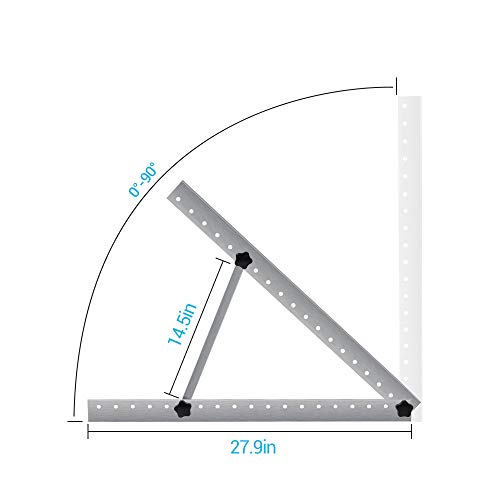 Renogy 28in Adjustable Solar Panel Mount Brackets, with Foldable Tilt Legs on Any Flat Surface for RV, Roof, Boat, Any Off-Grid Systems