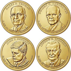 2015 p, d presidential dollar 8-coin set uncirculated