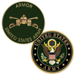 u.s. army armor challenge coin