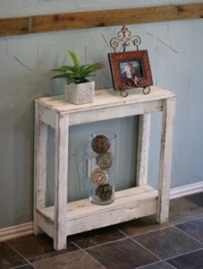 white small entry console