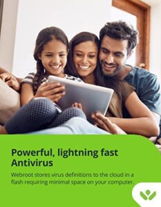 webroot internet security complete | antivirus software 2023 | 5 device | 1 month subscription for pc/mac/chromebook/android/ios + password manager, performance optimizer & cloud backup + auto renewal