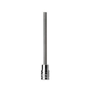 capri tools - 3-0606 long 5 mm hex bit socket, 1/4-inch drive, metric
