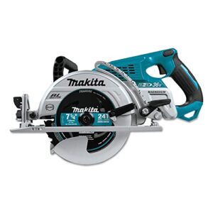 makita xsr01z-r 18v x2 lxt cordless lithium-ion brushless 7-1/4 in. rear handle circular saw (renewed)