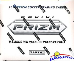 2018 panini prizm fifa world cup soccer massive factory sealed jumbo fat pack box with 180 cards including (36) exclusive red & blue wave prizms! look for auto’s of messi,ronaldo, pele,maradona & more