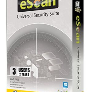 eScan Universal Security Suite unlimited security [any 3 device 2 Years] platform faster On-Demand scanning PC Cloud Backup zero day threat protection [PC/Mac/Android/Linux/iPhone/iPad Download]