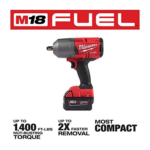 Milwaukee M18 Fuel 1/2" High-Torque Impact w/Free Grease Gu, Chrome (2767-22GG)