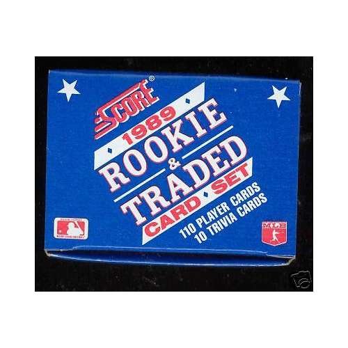 1989 Score Baseball Rookie & Traded Complete Box Set Ken Griffey Jr. Rookie Card