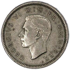 1948 UK George VI British Sixpence About Good Details