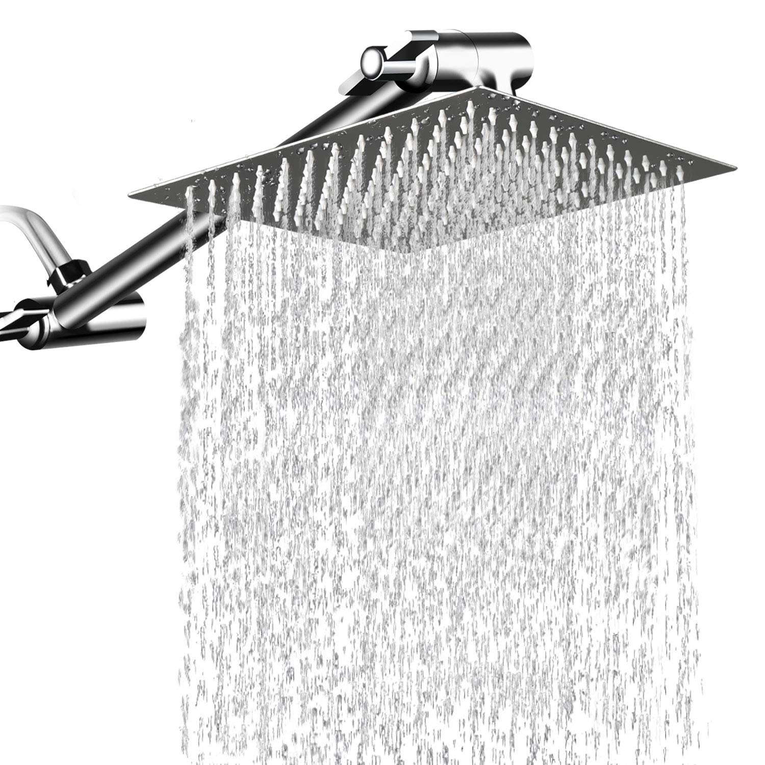 PinWin 12 Inch High Pressure Showerhead with 11 Inch Arm