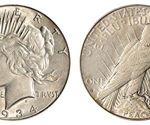 1934 S Peace Dollar $1 Brilliant Uncirculated