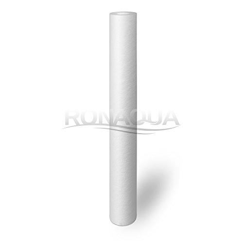 Ronaqua 20" x 2.5" Replacement Water Filters Cartridges Sediment CTO Block & GAC for 20 Inch Whole House System