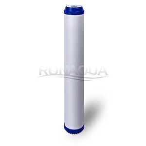 Ronaqua 20" x 2.5" Replacement Water Filters Cartridges Sediment CTO Block & GAC for 20 Inch Whole House System