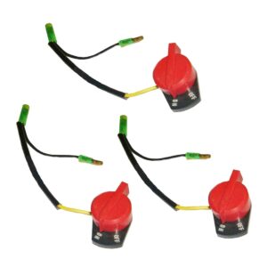 ldexin on off gas engine stop switch/button for small engine outdoor power equipment 3pcs