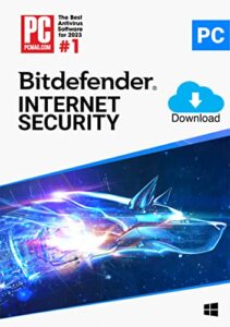 bitdefender internet security - 3 devices | 2 year subscription | pc activation code by email