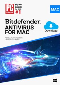 bitdefender antivirus for mac - 1 device | 1 year subscription | mac activation code by email