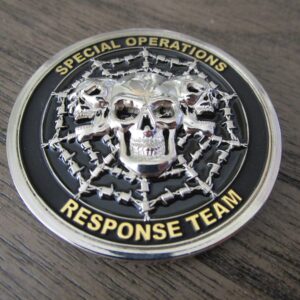 Federal Bureau of Prisons Special Operations Response Team Dept of Justice Challenge Coin