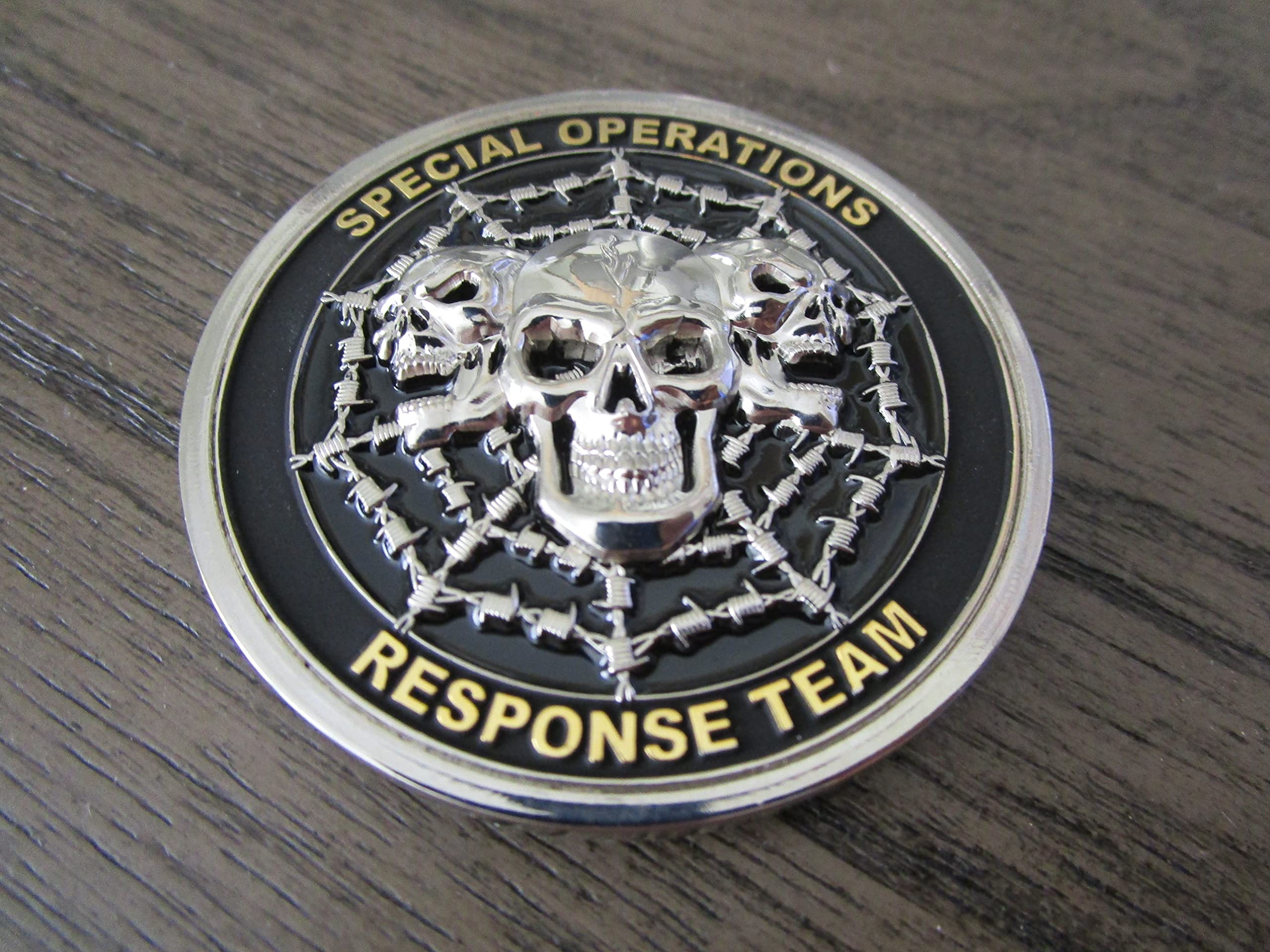 Federal Bureau of Prisons Special Operations Response Team Dept of Justice Challenge Coin