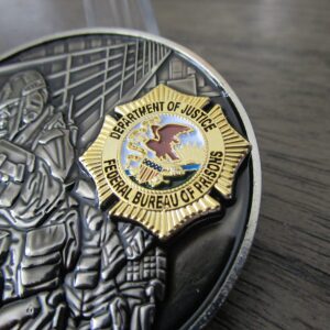 Federal Bureau of Prisons Special Operations Response Team Dept of Justice Challenge Coin