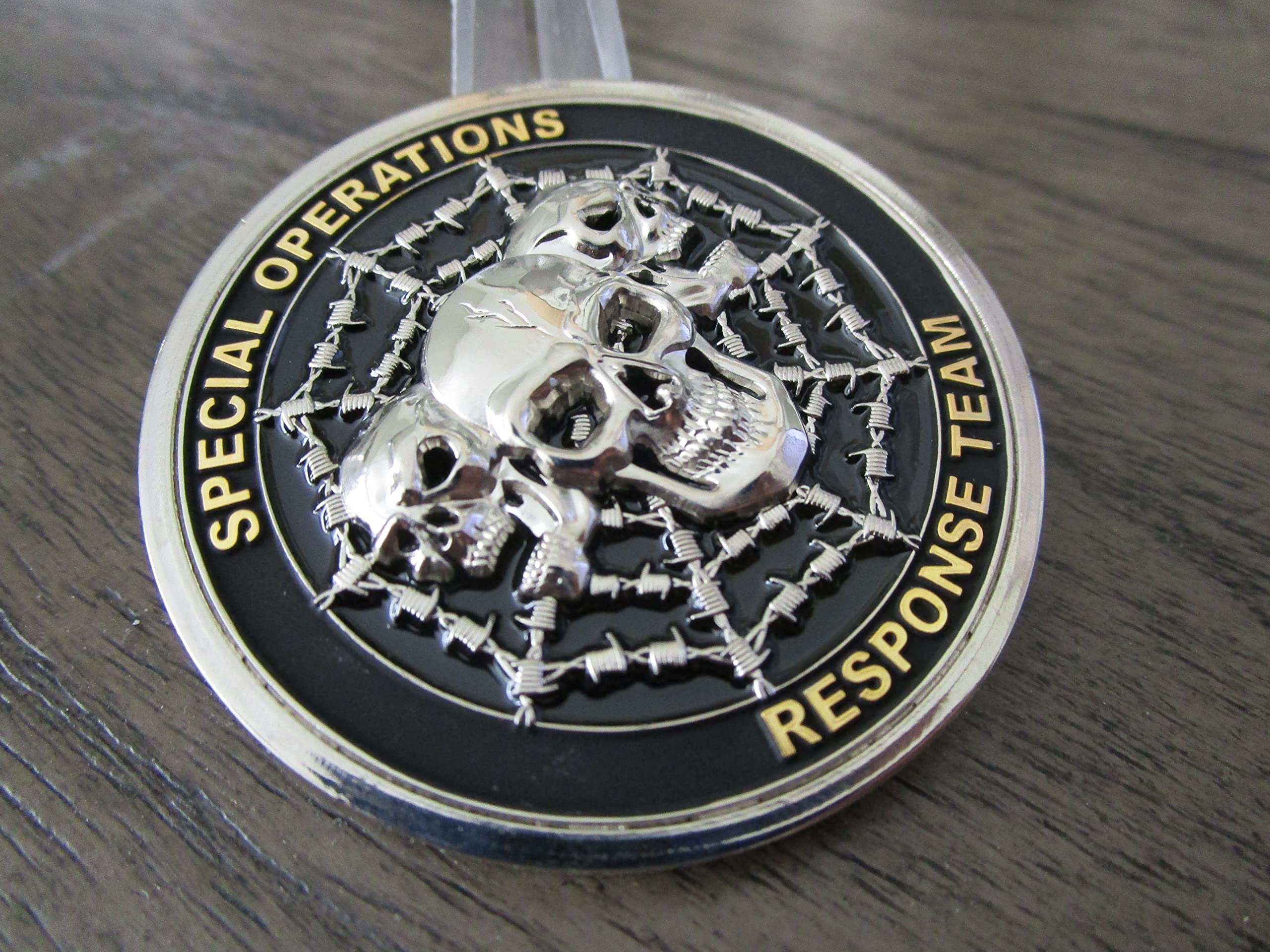 Federal Bureau of Prisons Special Operations Response Team Dept of Justice Challenge Coin