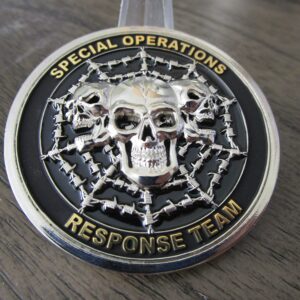 Federal Bureau of Prisons Special Operations Response Team Dept of Justice Challenge Coin