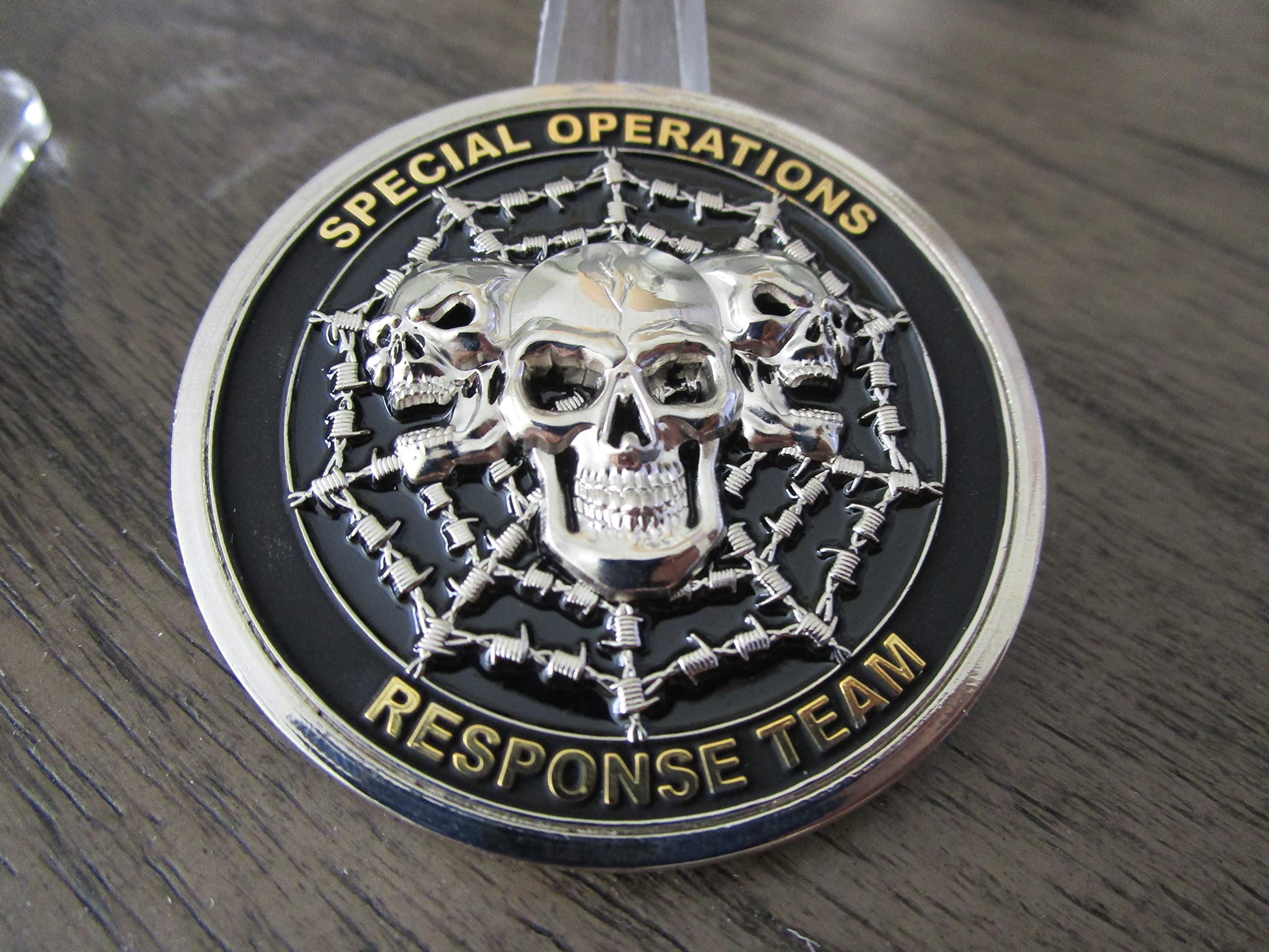 Federal Bureau of Prisons Special Operations Response Team Dept of Justice Challenge Coin