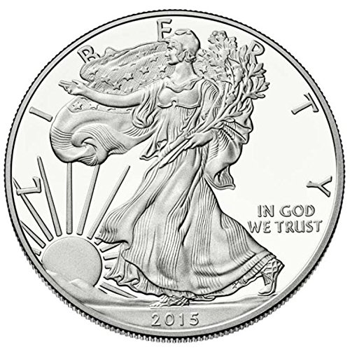 2015-1 Ounce American Silver Eagle Low Flat Rate Shipping .999 Fine Silver Dollar Uncirculated US Mint