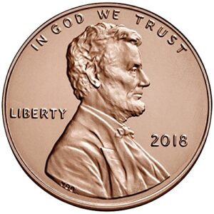 2018 p bankroll of 50 - lincoln shield cent uncirculated