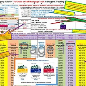 Mortgage Minimizer/Equity Builder: Student Loan Eliminator Manager & Tracking System