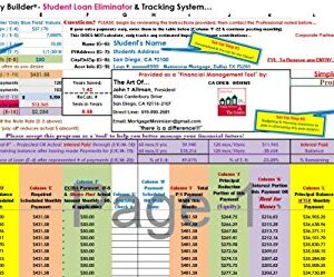 Mortgage Minimizer/Equity Builder: Student Loan Eliminator Manager & Tracking System