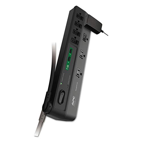 APC Surgearrest 8-outlet Pdu - 8 X Nema 5-15r, 2 X Usb - 2630 J - 120 V Ac Input - 120 V Ac, 5 V Dc