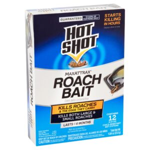 12 roach bait stations kills large & small roaches 6 months